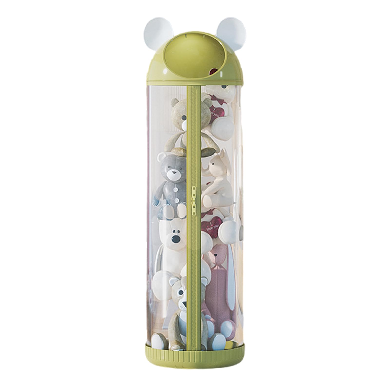 Toy Storage, Plush Animal Storage Tube,Vertical Toy For Stuffed Animals(Green,142 * 30cm)
