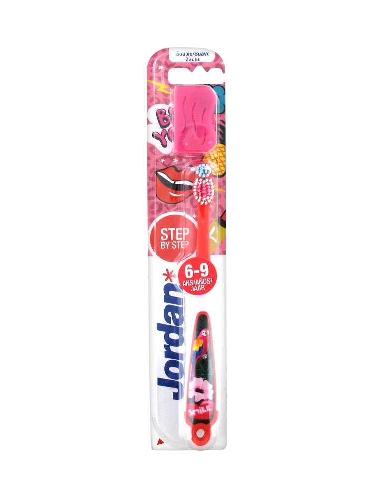 Jordan* Children Kids Toothbrush Step 3 6-9 Years Soft Free Travel Cap 1Pc (B002WZK2UE) Amazon Price History, Amazon Price Tracker