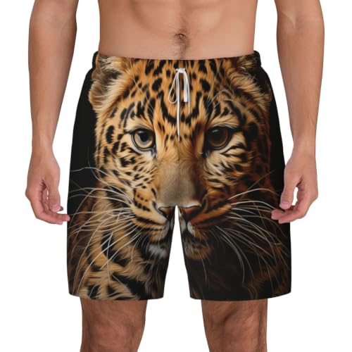 Short de bain pour homme léopard : le maillot de plage parfait