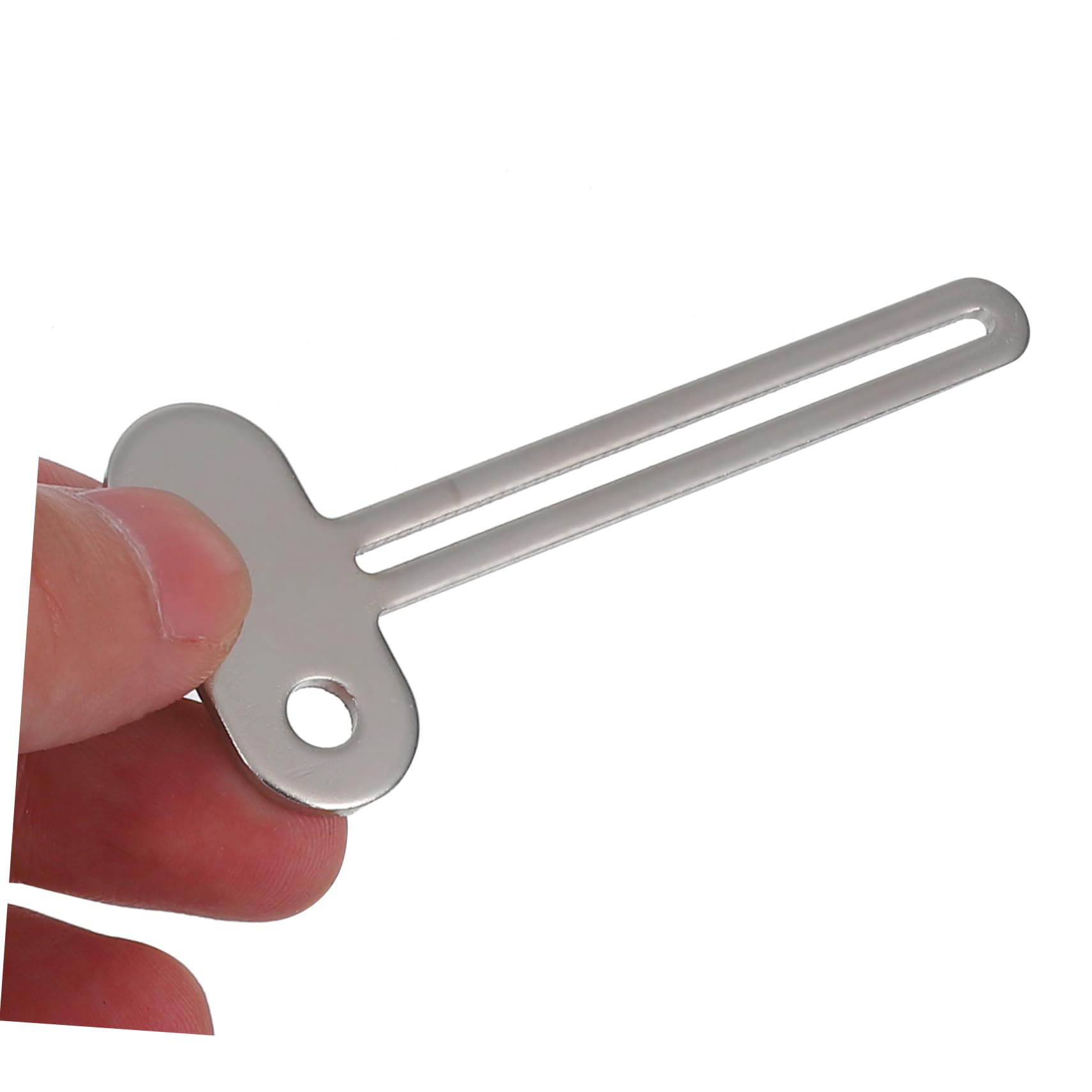 OKUMEYR 6pcs Extrusion Tool Toothpaste Tube Squeezers Metal Tube Pressers Toothpaste Tube Roller Squeezer Metal Toothpaste Squeezers Tube Squeezer Key Squeezer Tools Silver Aluminum Alloy