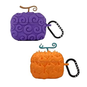 Amazon | ワンピース 悪魔の実 AirPodsケース 対応 ゴムゴムの実