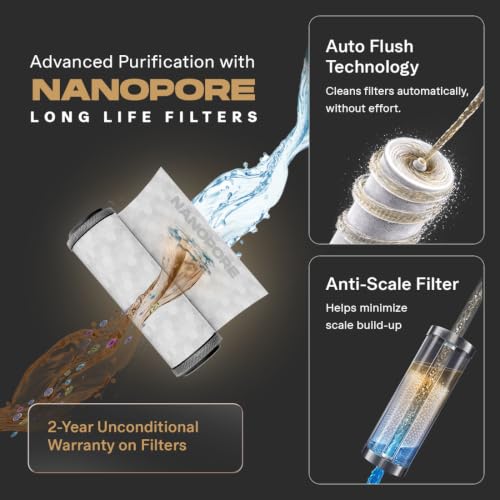 Image of Aquaguard Aspire Glow RO+UV+Copper+Alkaline Water Purifier | 2-Year Unconditional Warranty | Intelligent Halo Lights & TDS Display | No AMC Required | Zero Hidden Costs | 5th Gen UV LED | 12-Stage