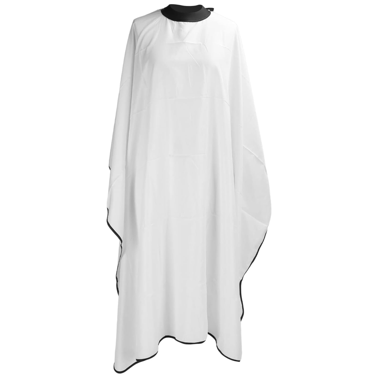 ANKROYU Capa De Peluquero, Capa De Peluquería Impermeable, Capa De Corte Cabello Grande, Capa De Peluquero Cuello Ajustable, Delantal De Peluquero Estilista Profesional Para Peluquería Y Corte(Blanco)