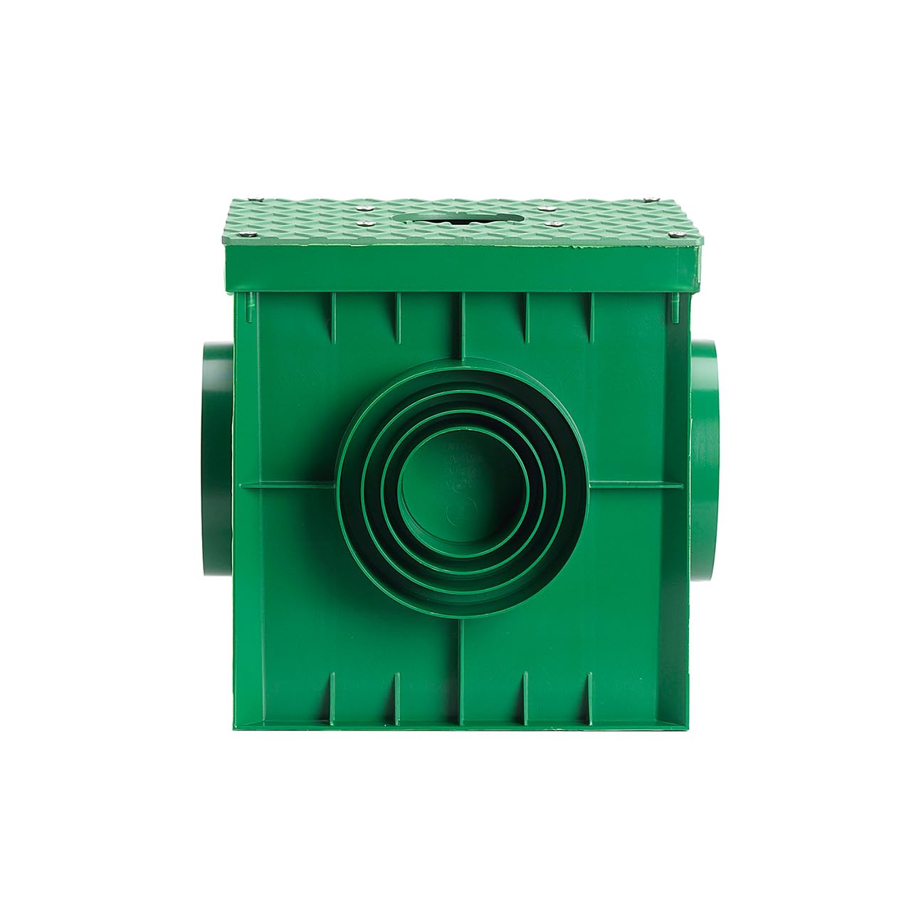 Belfer 42/POZ Pozzetto in PVC con Piastra in Metallo Preforata Fissaggio Universale per Tutte le Fontane Belfer