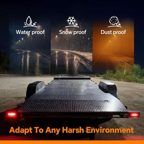 image for G-PLUS LED Trailer Steel Box Kit Rear Lights,Compatible With Trailer/T