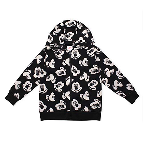 Disney Mickey Mouse Boys’ 2 Pack Hoodie For Toddler And Little Kids – Grey/Black/Red #TOP1