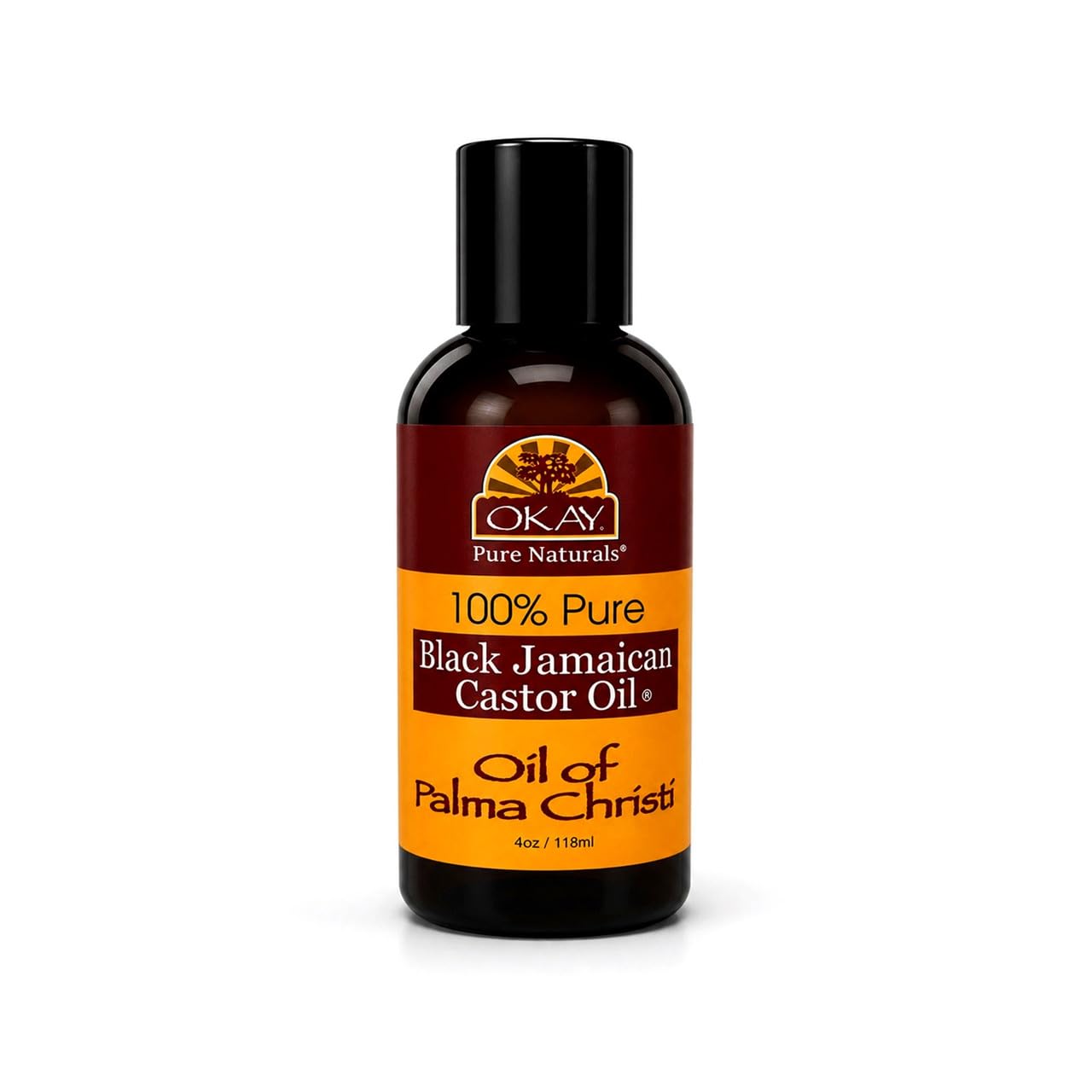Huile de Carapate JBCO Okay contre les cheveux cassants et secs Black Jamaican Castor Oil 118ml