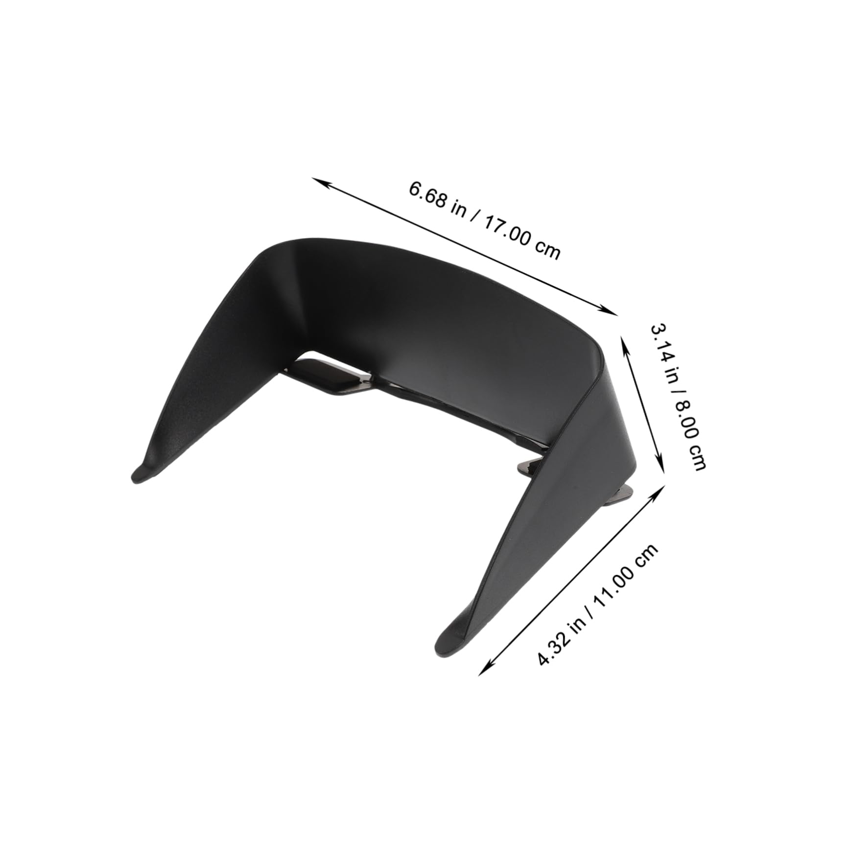 Parasole per Navigatore GPS da 7 Pollici in Plastica Regolabile | Clip ad Aggancio per Diversi Modelli di Auto, in Viaggio e Tragitti Urbani, Riduce Affaticamento Visivo