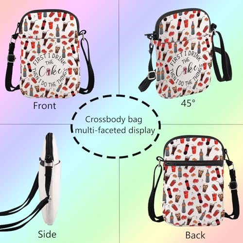 Soda Drink Crossbody Bag Soda Addict Messenger Bag Fizzy Drinking Gift Ice Drink Lover Handbag4