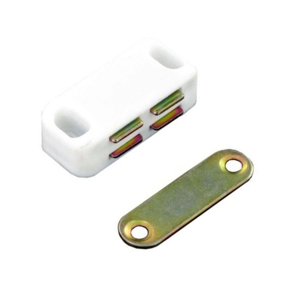 Fort Fasteners Magnetic Catches Medium White Premier 2 Catches