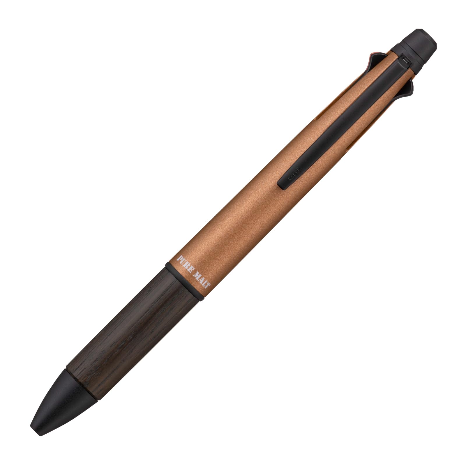 Uni Pure Malt Jetstream 4&1 Multifunction Pen 0.5mm Amber Orange Wood