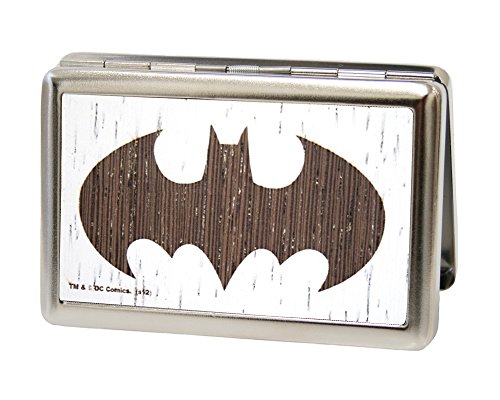 Buckle-Down Metal Wallet-Batman Gw White