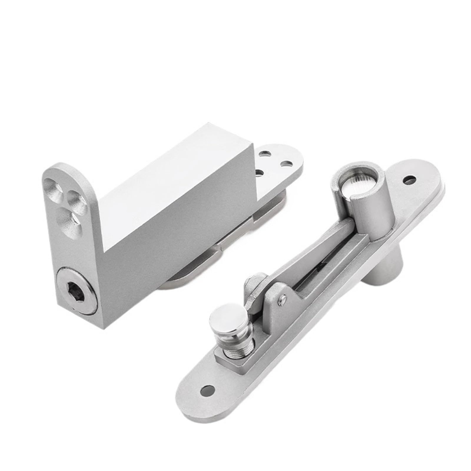 Uyzndkvsi Silver 1Pcs Conceal Door Spring Hinge 90 Degrees(Silver)