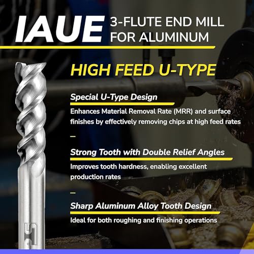 SPEED TIGER High Feed U-Type Carbide End Mill