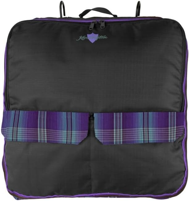 Kensington Hanging Padded Mini Harness Bag – Full Zipper, Carry Handles, 2 Front Pockets, Textilene Ventilation & 4 Adjustable Straps on the interior Color: Lavender Mint