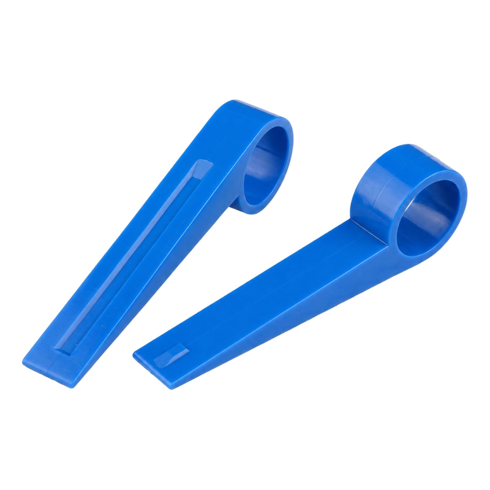 EUQWOSDD 2 Pack Bike Brake Piston Press Tool, Blue Plastic Disc Brake Pad Spreader, Hydraulic Caliper Piston Reset Tool for Shimano Mountain Road Bike Brake Maintenance