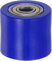 Vista 11 de HARFINGTON Tensor de polea de rodillo de cadena de 0.394 pulgadas (0.394 in), tipo cilindro de nailon, deslizador de rueda para mini motocicleta