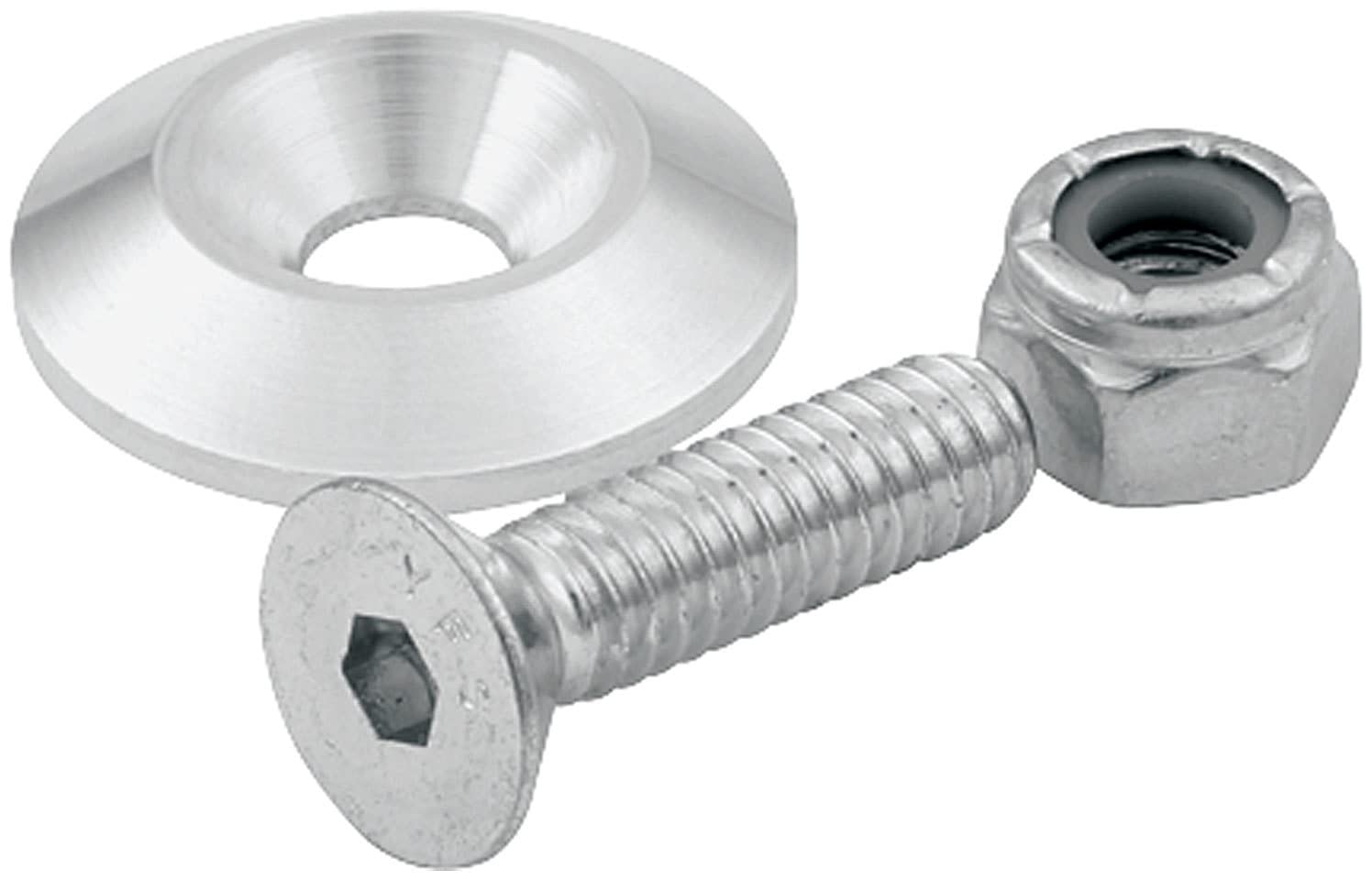 Allstar Performance (ALL18632-50) 1/4" Countersunk Bolt with 1" Washer, Pack of 50