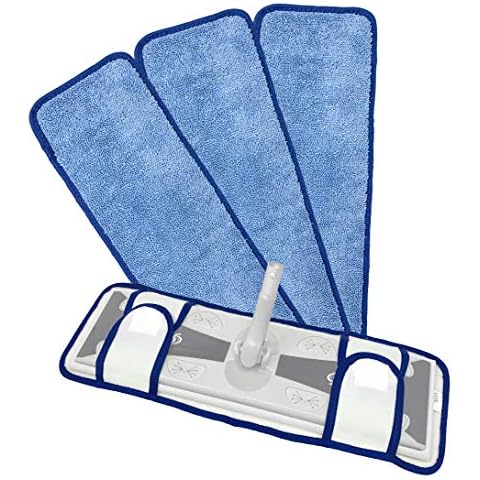 Xanitize 18" Microfiber Mop Pads with Straps 3-Pack (X-Large) Cover