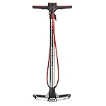 Schwinn Air Center Pro Floor Pump, For Mountain, Cruiser and Electric Bikes, 160 PSI, Soft Grip Handle, with Sports Ball Needle and Dual Head for Schrader and Presta Valves, Manual Air Pump