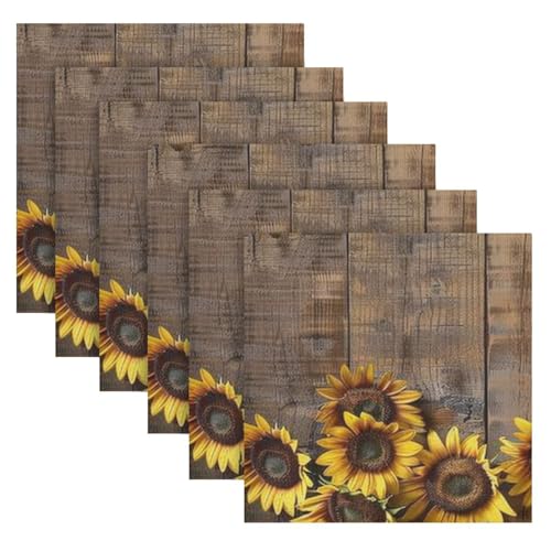 Servilletas de tela multicolor set x6 20x20 pulgadas miniatura 2