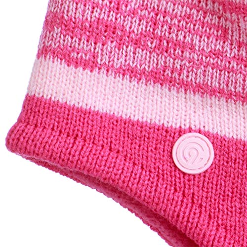 C9 Champion Kids' Peruvian Hat With Ear Flaps And Fleece Lining, Pink Peruvian, Girls' #TOP6