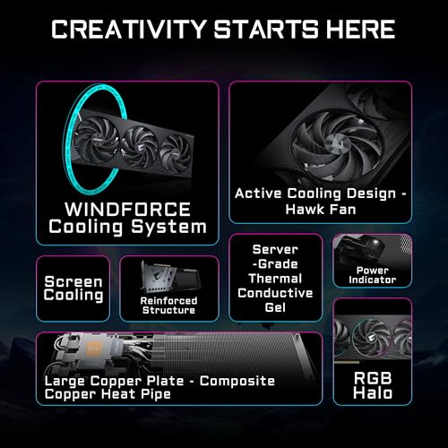 Image of GIGABYTE AORUS GeForce RTX 5060 Ti Elite 16G Graphics Card, 16GB 128-bit GDDR7, PCIe 5.0, WINDFORCE Cooling System, GV-N506TAORUS E-16GD Video Card