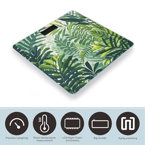 Báscula digital Green Style de vidrio templado resistente miniatura 3