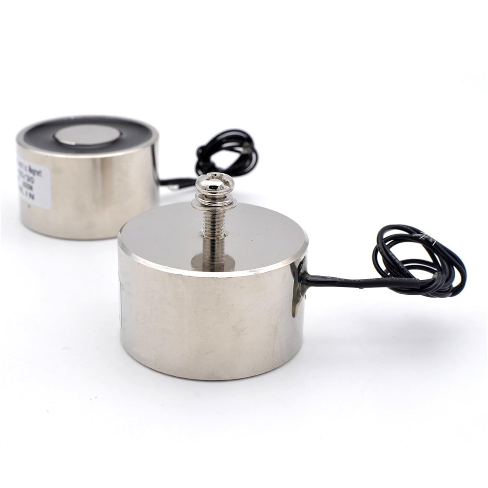 Électroaimant à ventouse D50 mm 12V avec capacité de levage de 60 kg