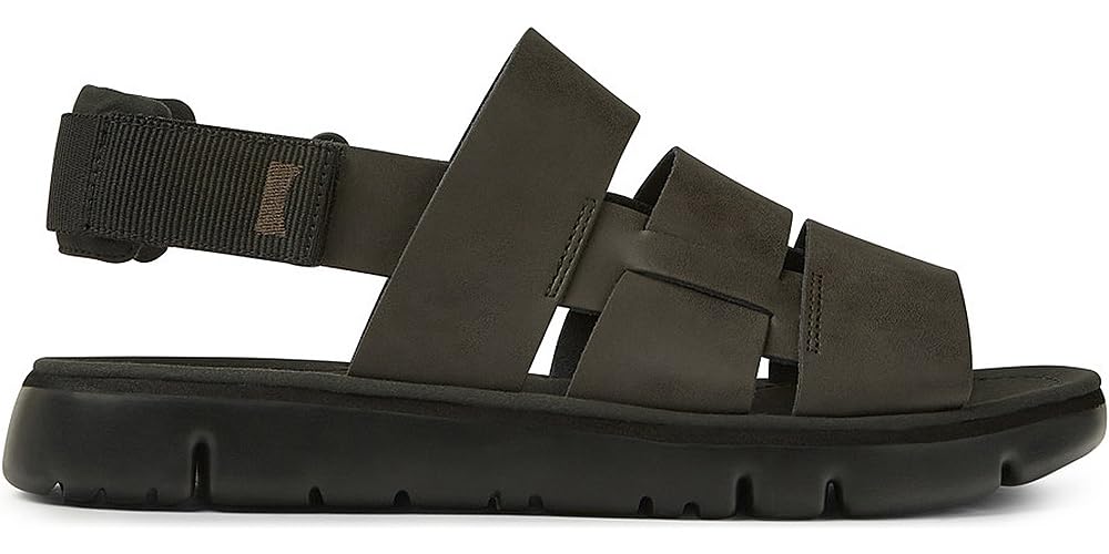 Camper Men's Oruga K100470 Sandal, Dark Brown, 10 UK