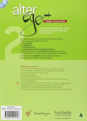 Alter ego + 2 bresil - cahier d´activites + cd-audio