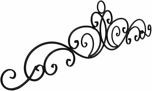 Miniatura 4 de Zeckos Decoración de pared de metal de 54 pulgadas de largo para colgar Arco decorativo con acabado de bronce antiguo para puertas, ventanas y más.