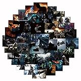 Batman Aufkleber 104 Stück Superhero Avengers Sticker Wasserdichte Asthetische Vinyl Aufkleber für Laptop Skateboard Snowboard Motorrad Gitarre Kühlschrank für Teenager und Erwachsene