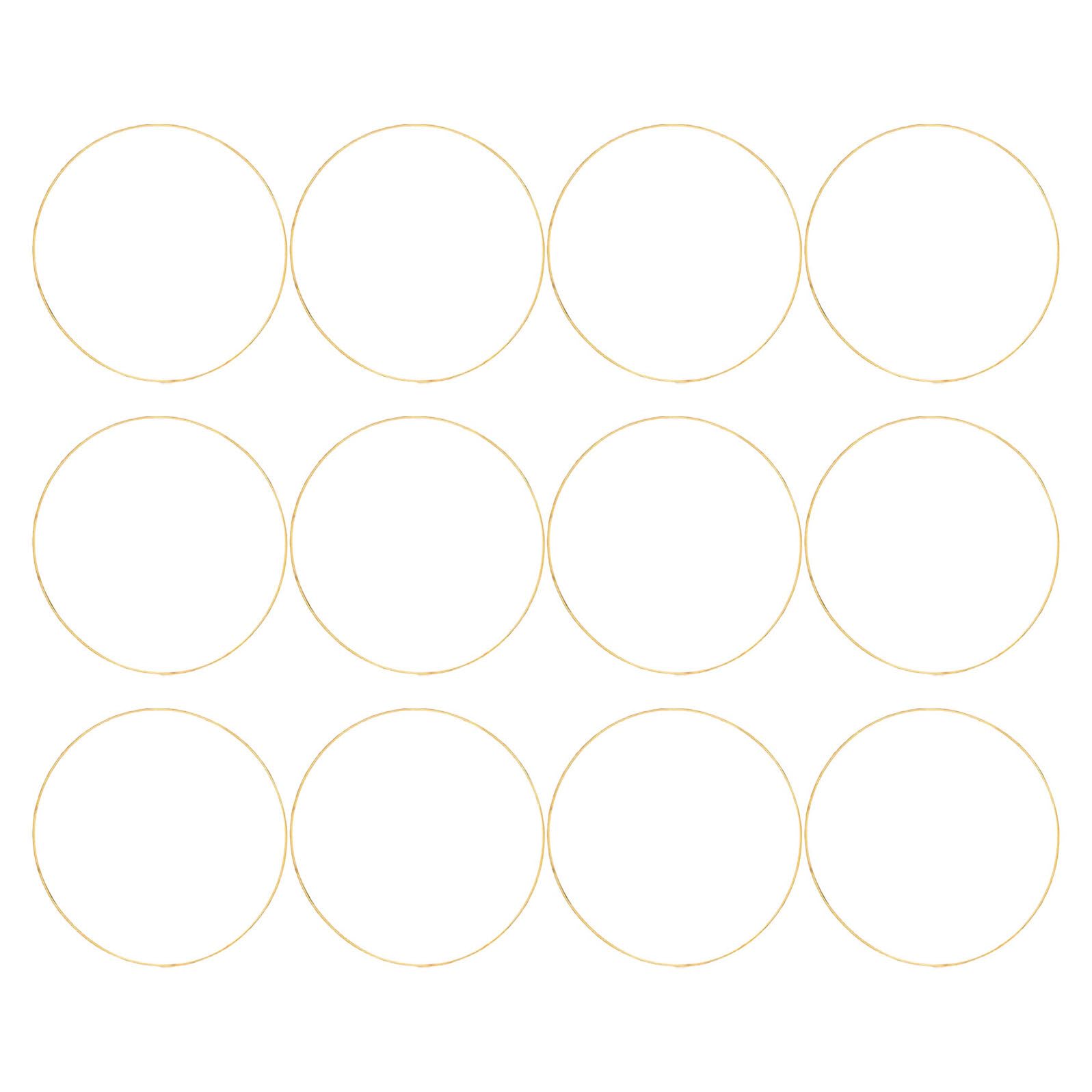 Cercles Dorés pour Attrape-rêves et Décorations Murales Bohèmes