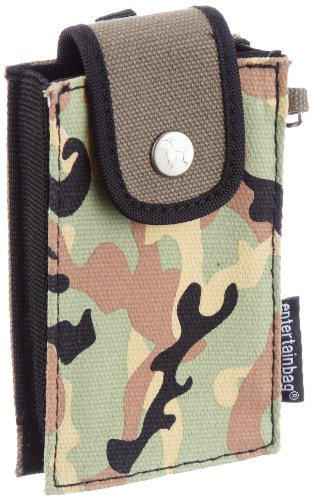 Poodlebags entertainbag - 5th family - Camouflage - oliv 5EN0212CAMOO - Cartera unisex, color marrón, talla 2x12x7 cm
