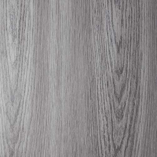 Venilia 53408 Film adhésif pour bois de chêne taupe Film décoratif pour meubles Papier peint autocollant PVC sans phtalates Taupe 90 cm x 2,1 m