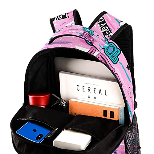 Sac à dos d'école style décontracté idéal pour le campus et les sorties - 4
