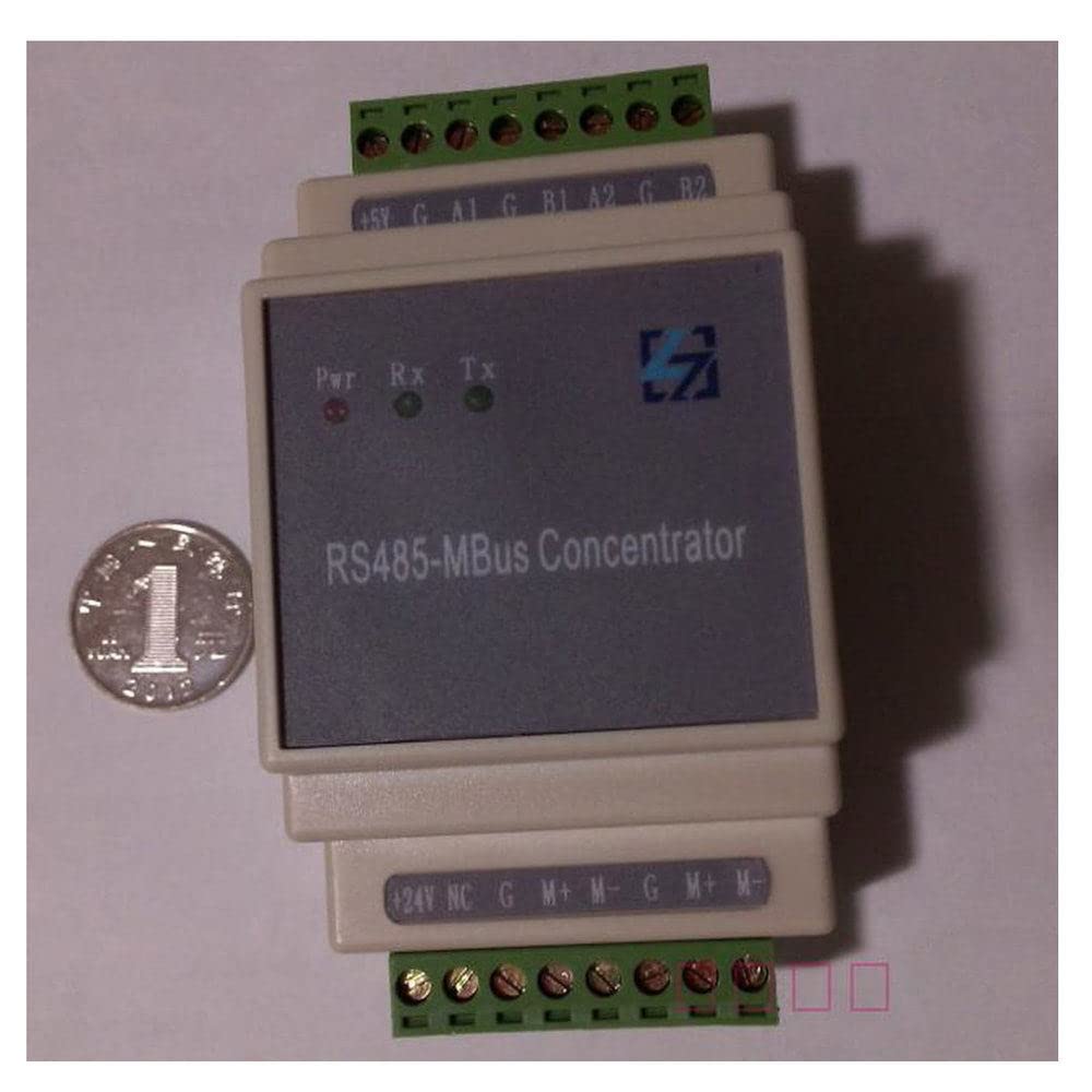ElectricalZoo RS485-MBUS Concentrator RS-485 to M-Bus Master Converter 250 Slaves Transparent Transmission Module
