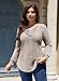Siddhe Plus Size Fall Fashion Tops for Women Knit Long Sleeve V Neck Womens Sweater Oversized Tunic Button Casual Loose Soft Trendy Clothing Winter (Pink,5XL)