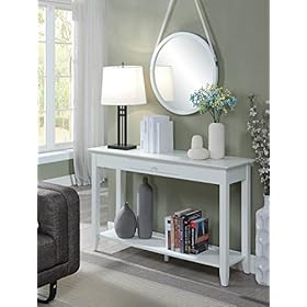 Convenience Concepts American Heritage Console Table with Drawer, White 51T6XgSlSpL. SS280
