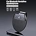 Hands-Free Vehicle Speaker, 8.5x8x2cm Wireless Car Speakers Bluetooths V5.0+EDR Car Radio 600mAh Battery, 10H Talk, 500H Standby, 10M Transmission