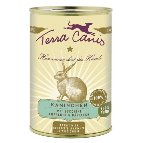 Terra Canis classic Kaninchen mit Zucchini, Amaranth und Bärlauch 400 g