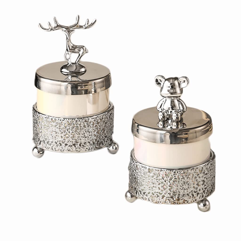 Posacenere Ad Alta capacità, Posacenere in Ceramica, Posacenere da Esterno Inodore E Senza Fumo, Stile Lussuoso, Abbellimento Pratico,Set posacenere
