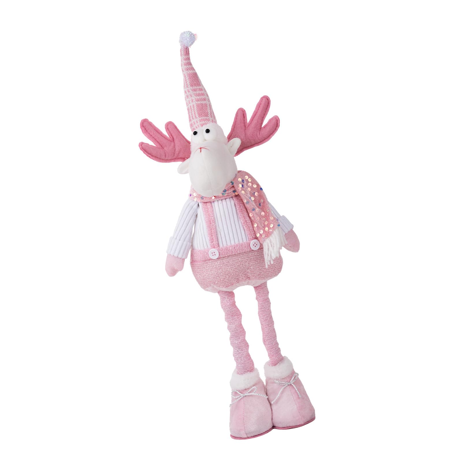 Tfaoys Boys Elk Christmas Decorations Dolls Sequins Santa Snowman Plush Figurines Stuffed Toy Holiday Ornaments Xmases Decors Christmas Doll Plush Decorations