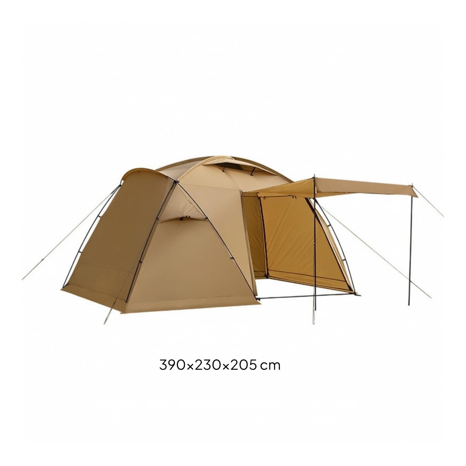 Tienda Campaña con Porche Versátil | Portátil, Carpa Camping con Toldo, Transpirable, Tienda Campaña cho smontable, para Actividas Al Libre