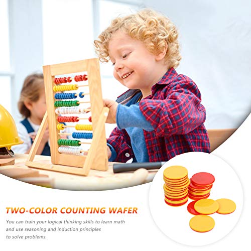 STOBOK 25Mm Discos de Contadores de Aprendizagem Plástico Bingo Poker Chips Fichas de Jogo de Discos