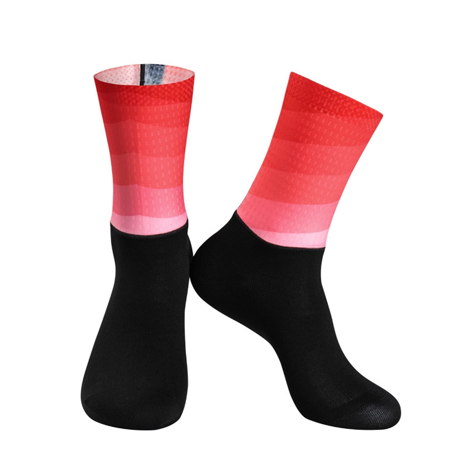 Sport Anti resbalón Silicona sin Fisuras Moldeo Integral de Alta tecnología Ciclismo de Alta tecnología Calcetines Transpirables Bicicleta Bicicleta Carreras Calcetines Deportes Calcetines