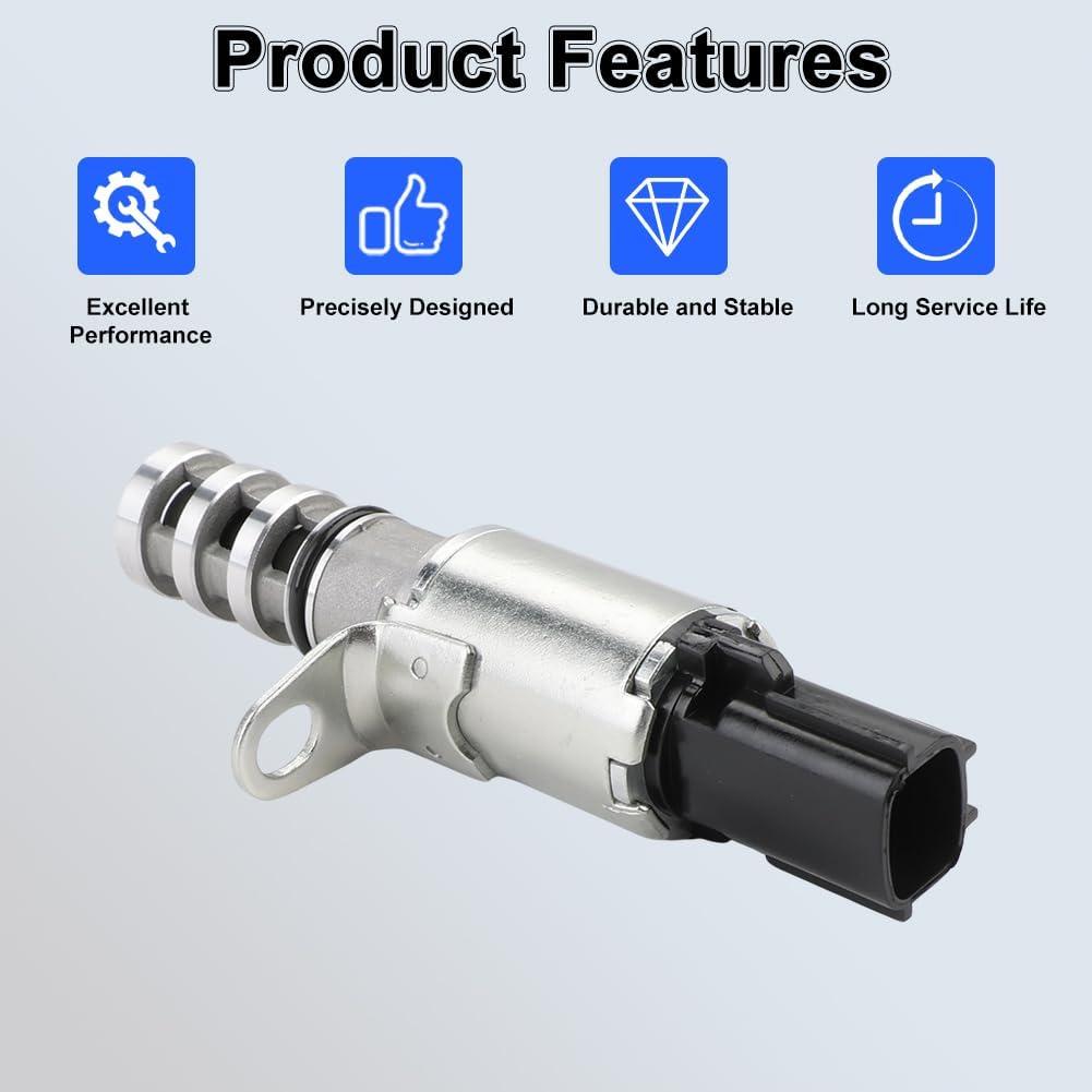 Engine Variable Valve Timing VVT Solenoid Compatible with Nissan Altima Armada Rogue Sentra Murano Pathfinder Maxima Titan Juke Infiniti QX60 Q50 QX80 QX50 Replacement for 916-725 237963RC0A