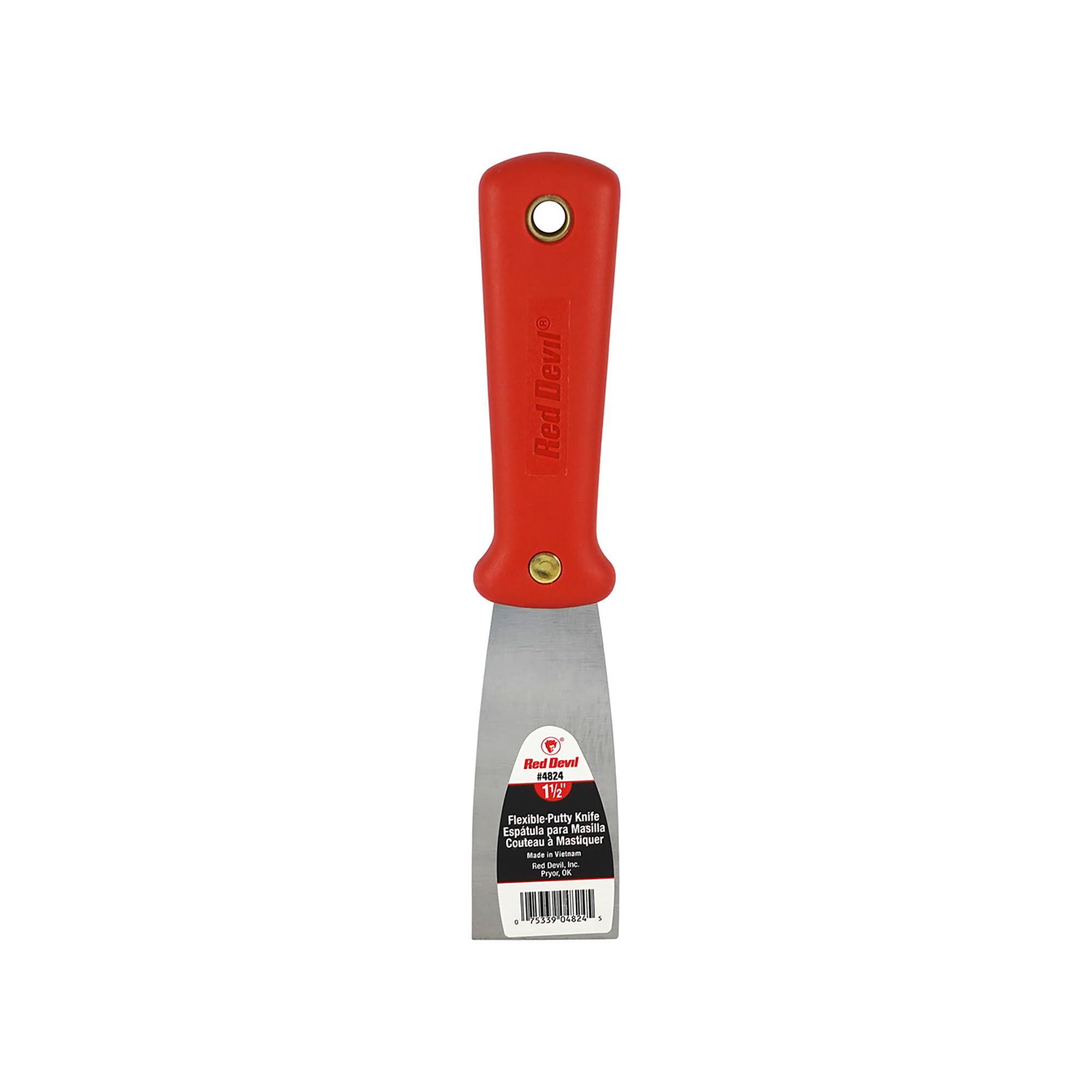 Red Devil 4824 1-1/2" Flex Putty Knife , Black