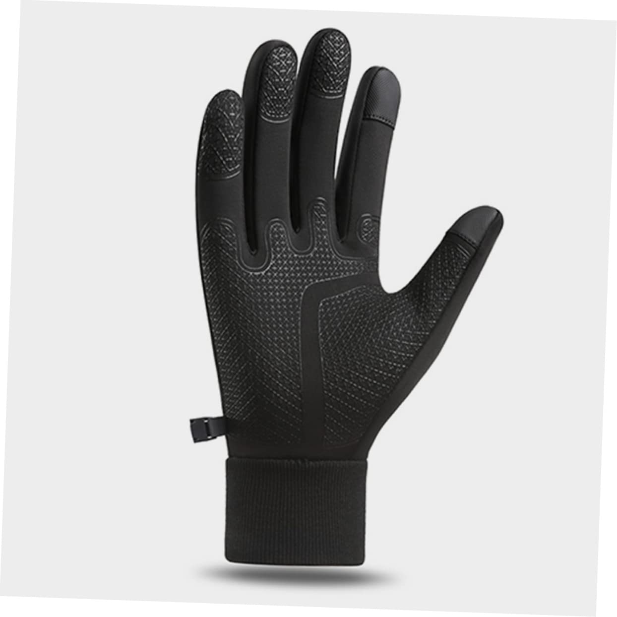 BESTYASH 1pair Warming Touchscreen Riding Gloves for Men Half Finger Sports Gloves Nonslip Design for Cycling Outdoor Activities Easy to Clean